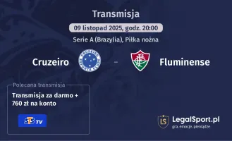 Cruzeiro - Fluminense gdzie oglądać? (09.11)