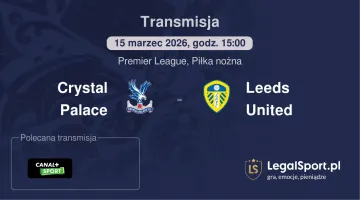 Crystal Palace - Leeds United gdzie oglądać (15.03.2026)