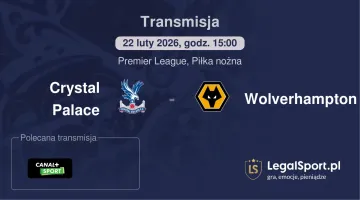 Crystal Palace - Wolverhampton gdzie oglądać (22.02.2026)