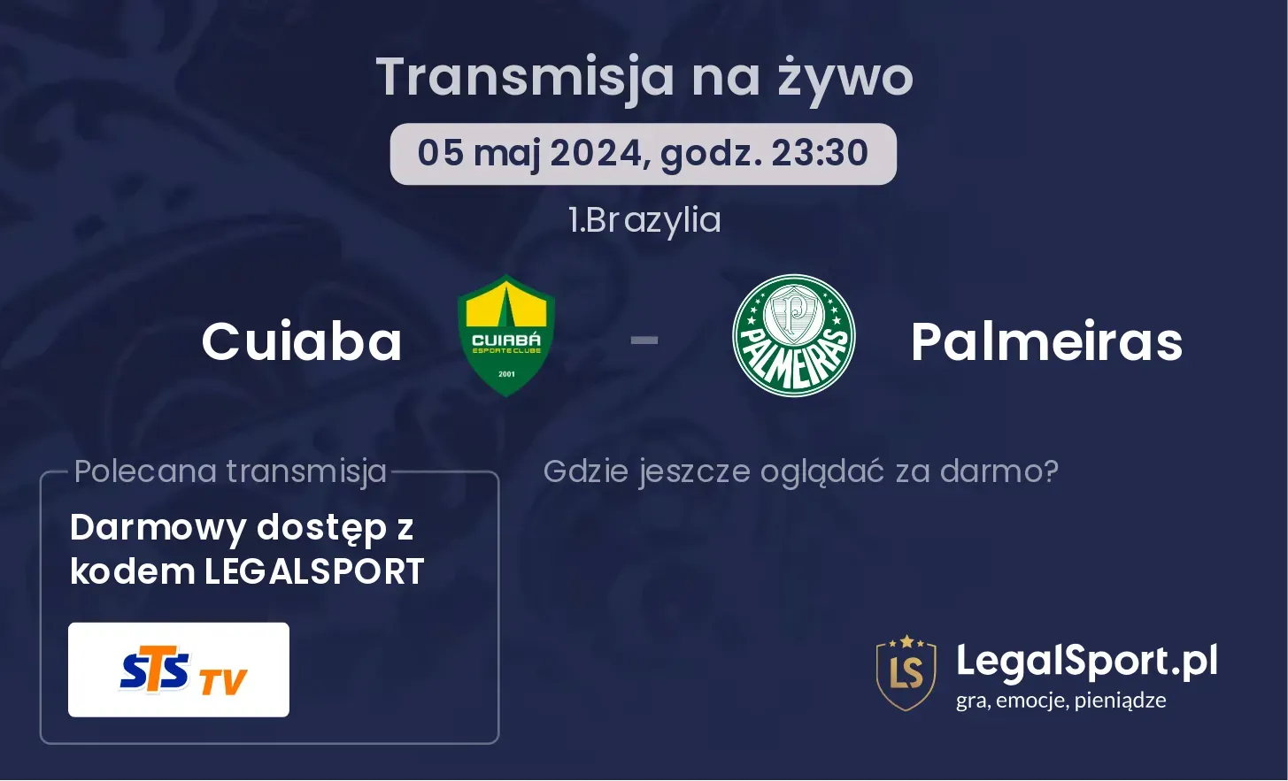 Cuiaba - Palmeiras transmisja na żywo