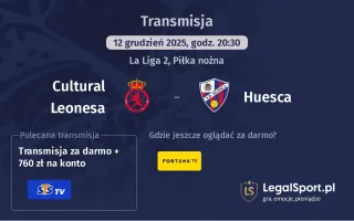 Cultural Leonesa - Huesca gdzie oglądać? (12.12)