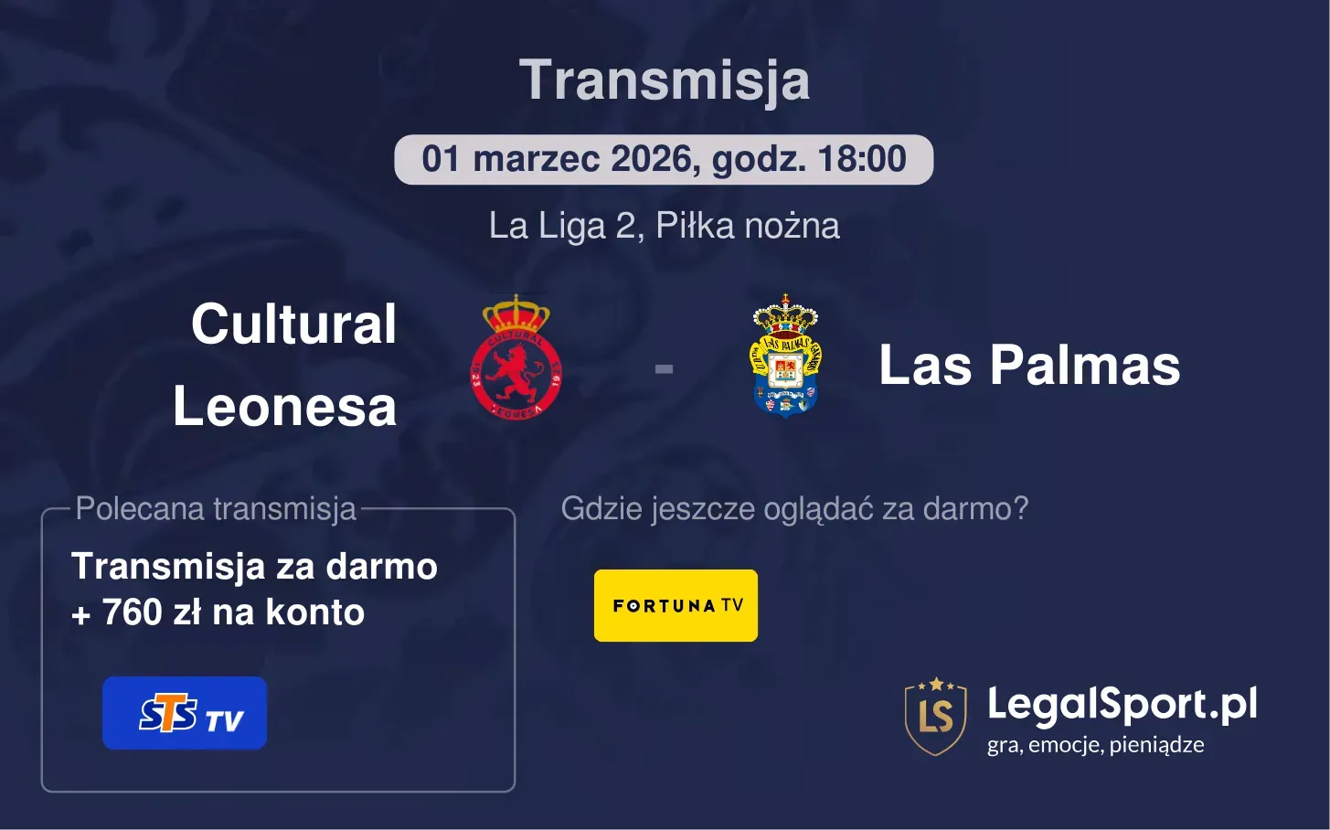 Cultural Leonesa - Las Palmas Transmisje