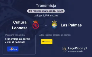 Cultural Leonesa - Las Palmas gdzie oglądać? (01.03)