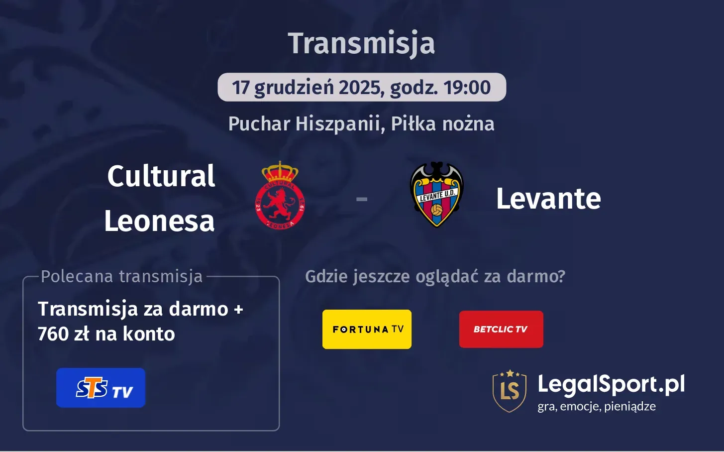 Cultural Leonesa - Levante Transmisje
