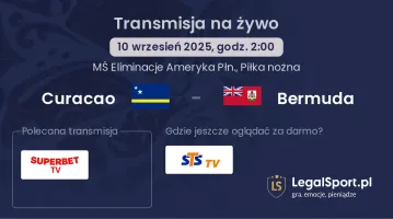 Curacao - Bermuda gdzie oglądać?