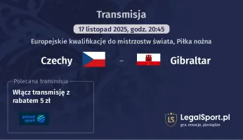 Czechy - Gibraltar gdzie oglądać? (17.11)