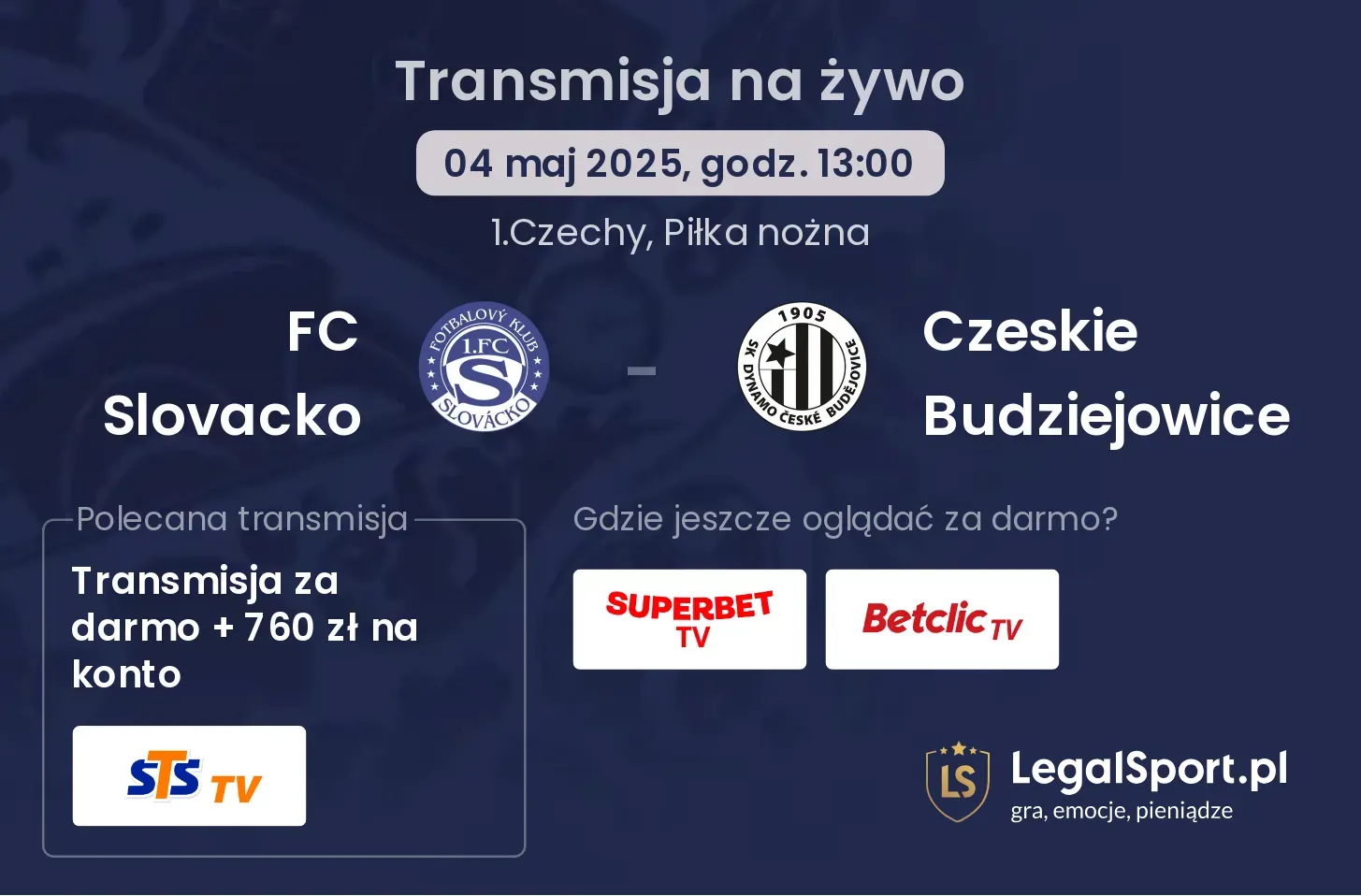 FC Slovacko - Czeskie Budziejowice gdzie oglądać?