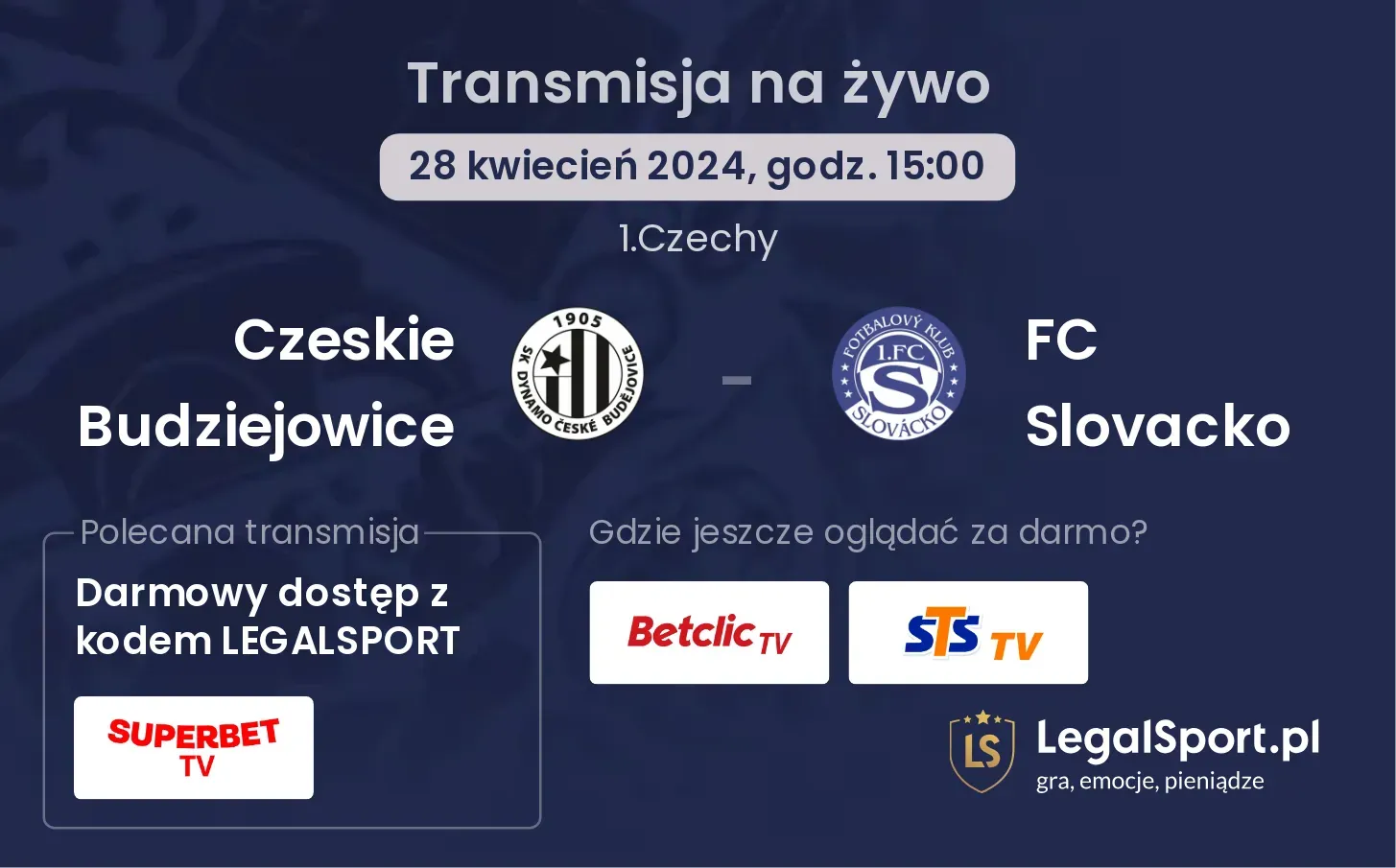 Czeskie Budziejowice - FC Slovacko transmisja na żywo
