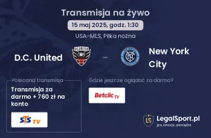 D.C. United - New York City gdzie oglądać?