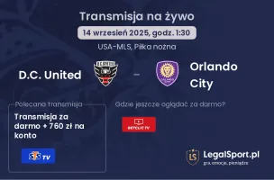 D.C. United - Orlando City gdzie oglądać?