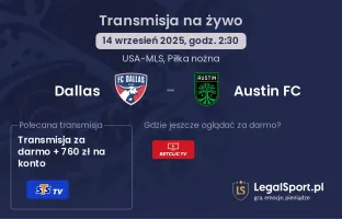 Dallas - Austin FC gdzie oglądać?