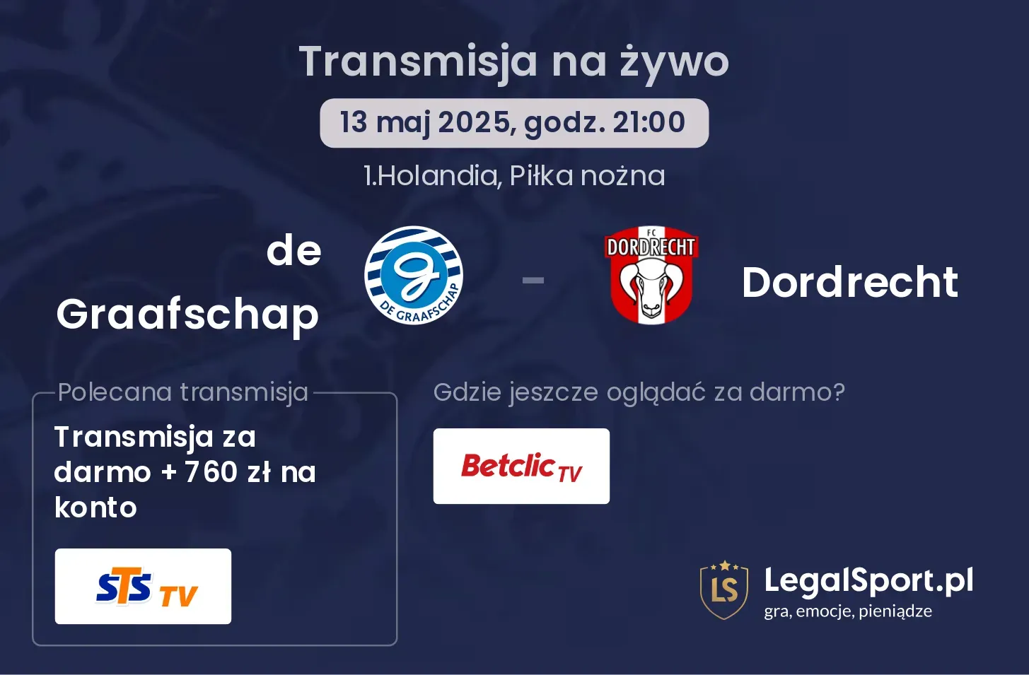 de Graafschap - Dordrecht transmisja na żywo