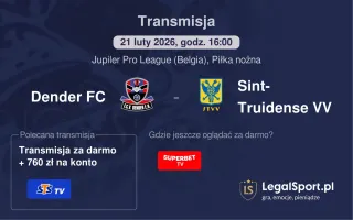 Dender FC - Sint-Truidense VV gdzie oglądać? (21.02)