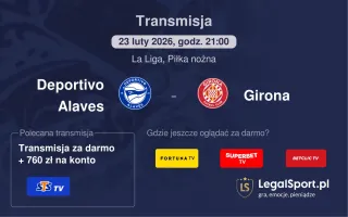 Deportivo Alaves - Girona gdzie oglądać? (23.02)