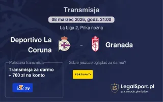Deportivo La Coruna - Granada gdzie oglądać? (08.03)