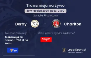 Derby - Charlton gdzie oglądać?