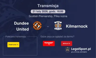 Dundee United - Kilmarnock gdzie oglądać? (21.02)