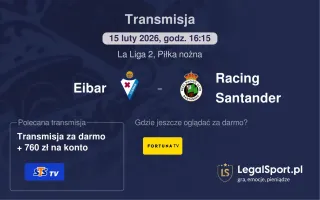 Eibar - Racing Santander gdzie oglądać? (15.02)