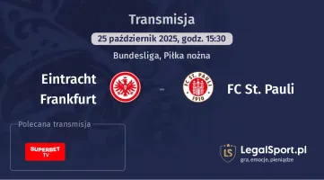 Eintracht Frankfurt - FC St. Pauli gdzie oglądać?