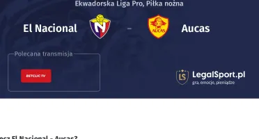 El Nacional - Aucas gdzie oglądać? (07.12)