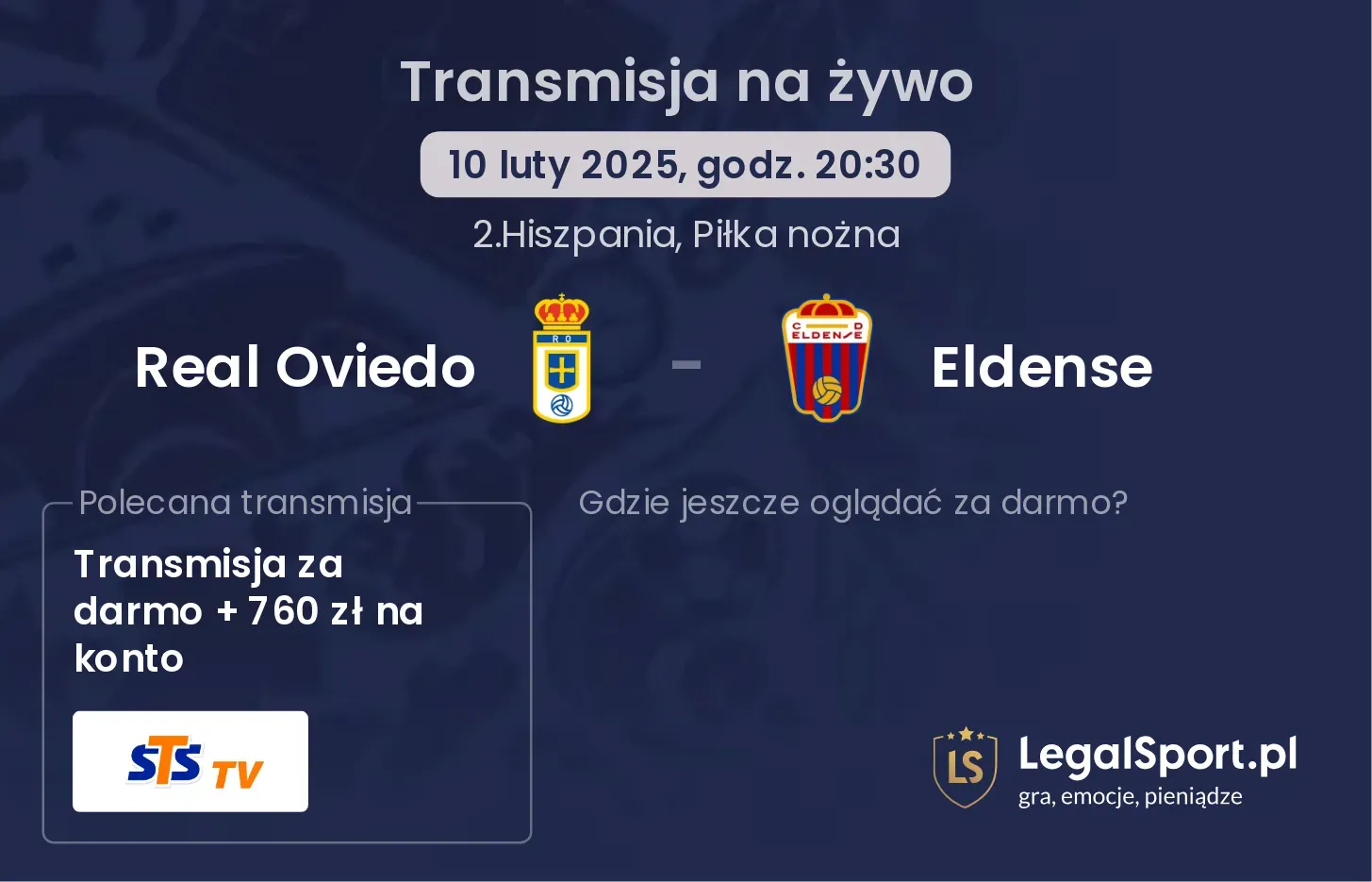 Real Oviedo - Eldense gdzie oglądać?