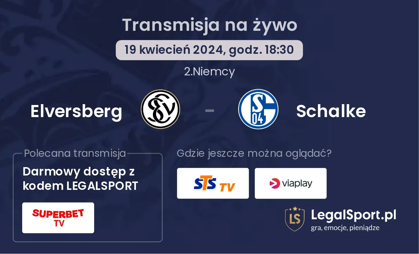 Elversberg - Schalke transmisja na żywo