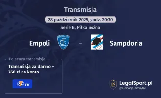 Empoli - Sampdoria gdzie oglądać?