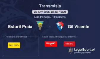Estoril Praia - Gil Vicente gdzie oglądać? (22.02)