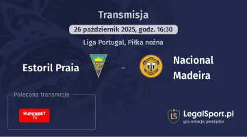 Estoril Praia - Nacional Madeira gdzie oglądać?