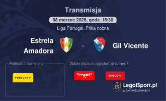 Estrela Amadora - Gil Vicente gdzie oglądać? (08.03)