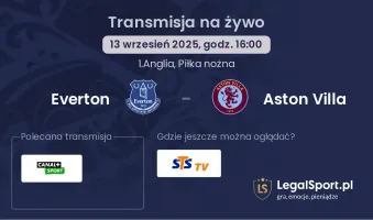 Everton - Aston Villa gdzie oglądać?