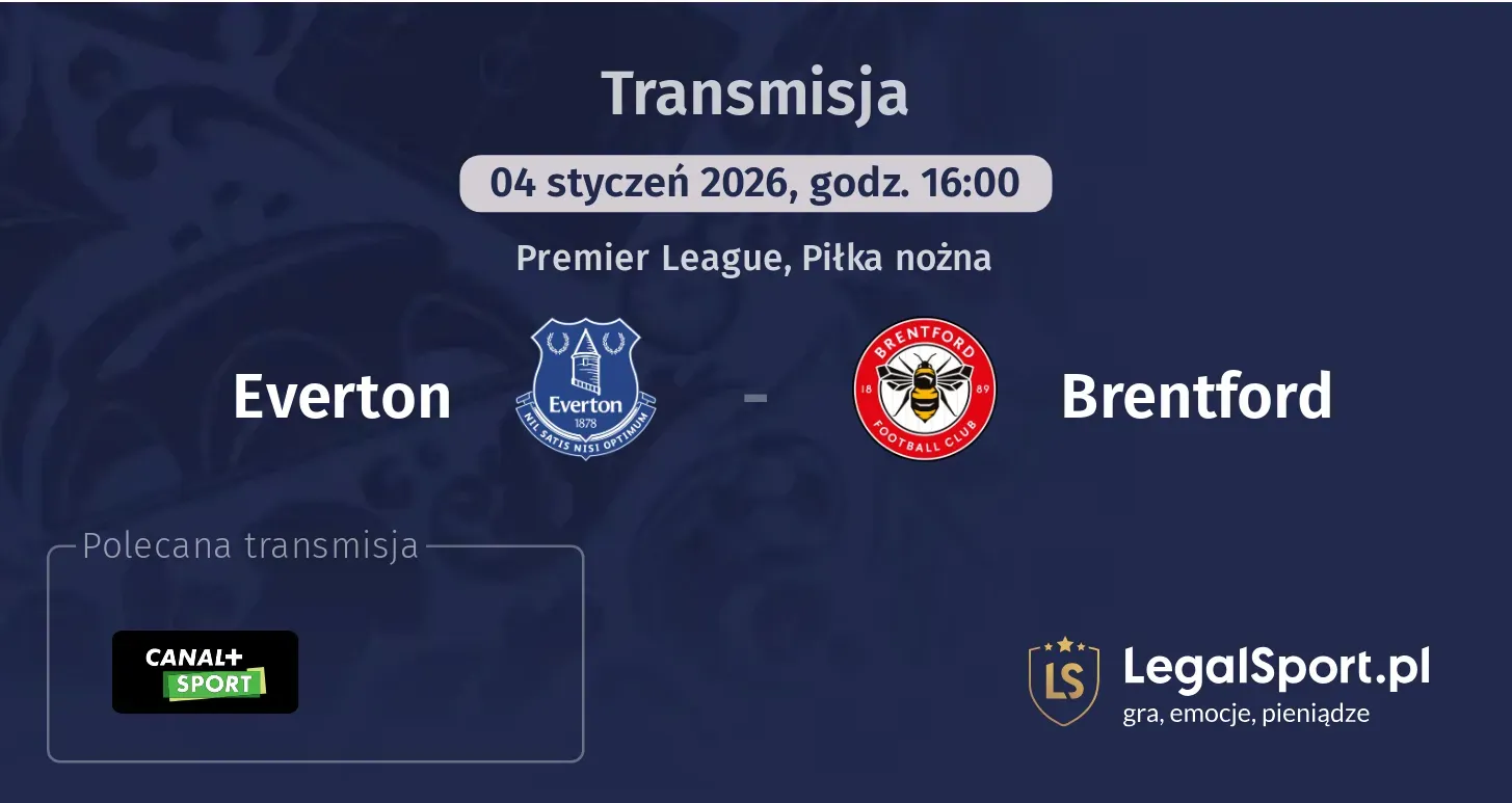 Everton - Brentford Transmisje
