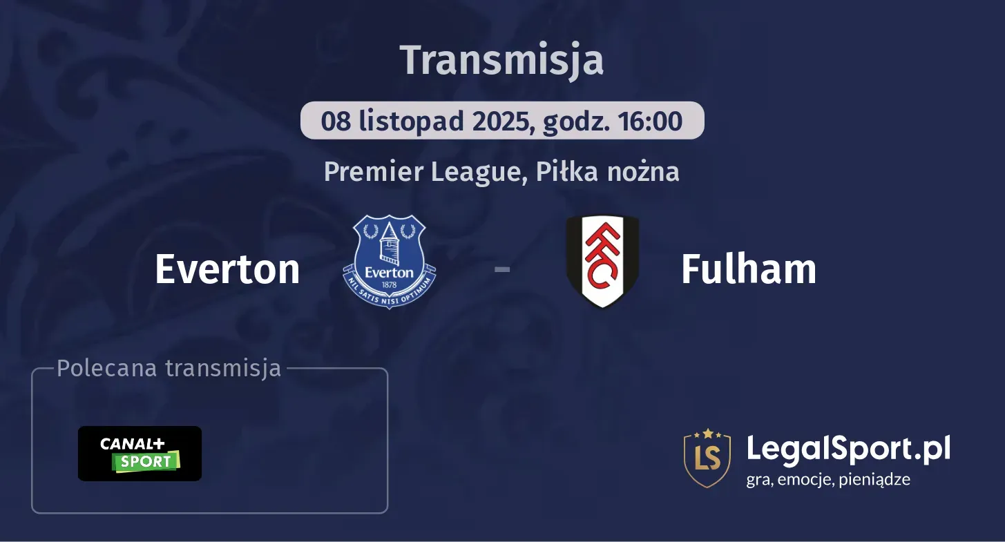 Everton - Fulham Transmisje