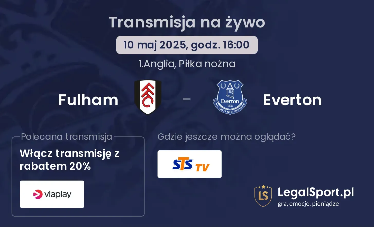 Fulham - Everton gdzie oglądać?