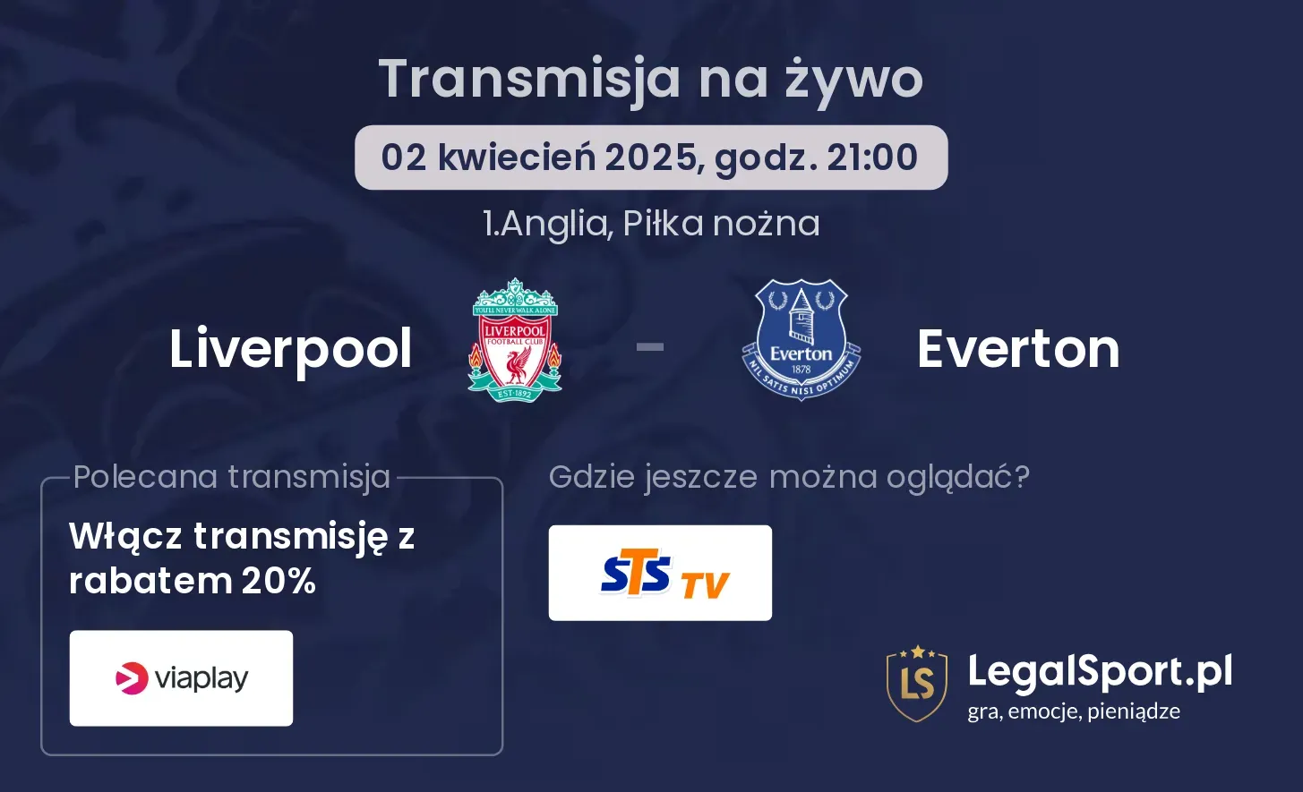 Liverpool - Everton gdzie oglądać?