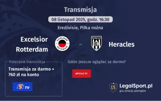 Excelsior Rotterdam - Heracles gdzie oglądać? (08.11)