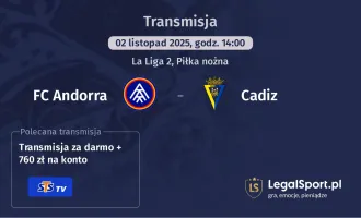 FC Andorra - Cadiz gdzie oglądać?