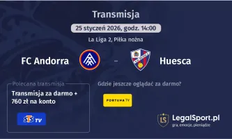 FC Andorra - Huesca gdzie oglądać? (25.01)