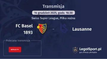 FC Basel 1893 - Lausanne gdzie oglądać? (14.12)