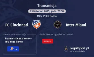 FC Cincinnati - Inter Miami gdzie oglądać? (23.11)