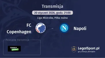 FC Copenhagen - Napoli gdzie oglądać? (20.01)