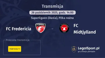 FC Fredericia - FC Midtjylland gdzie oglądać?