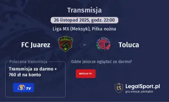 FC Juarez - Toluca gdzie oglądać? (26.11)