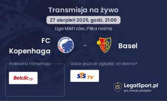 FC Kopenhaga - Basel gdzie oglądać?