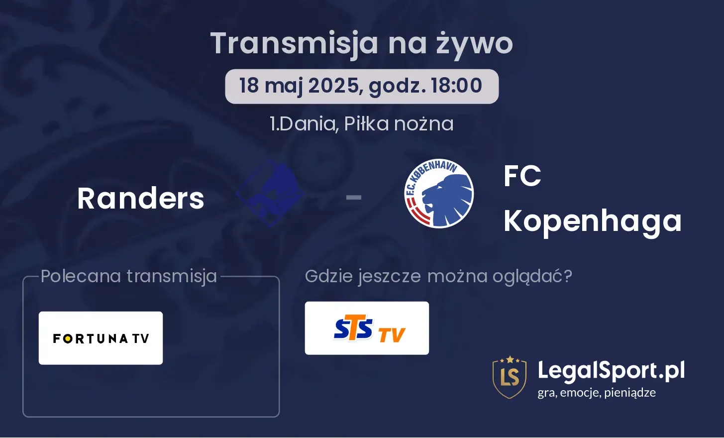 Randers - FC Kopenhaga gdzie oglądać?