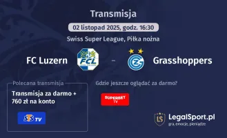 FC Luzern - Grasshoppers gdzie oglądać?