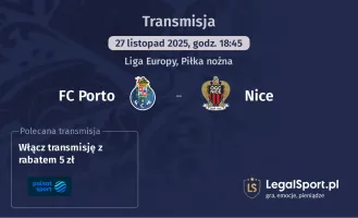FC Porto - Nice gdzie oglądać? (27.11)