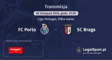 FC Porto - SC Braga gdzie oglądać?