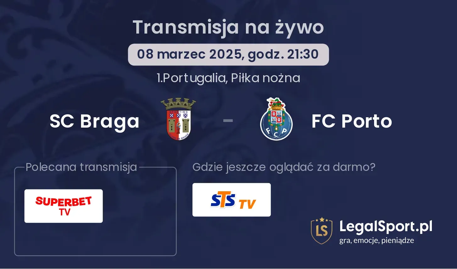 SC Braga - FC Porto gdzie oglądać transmisję?