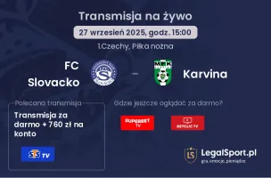FC Slovacko - Karvina gdzie oglądać?
